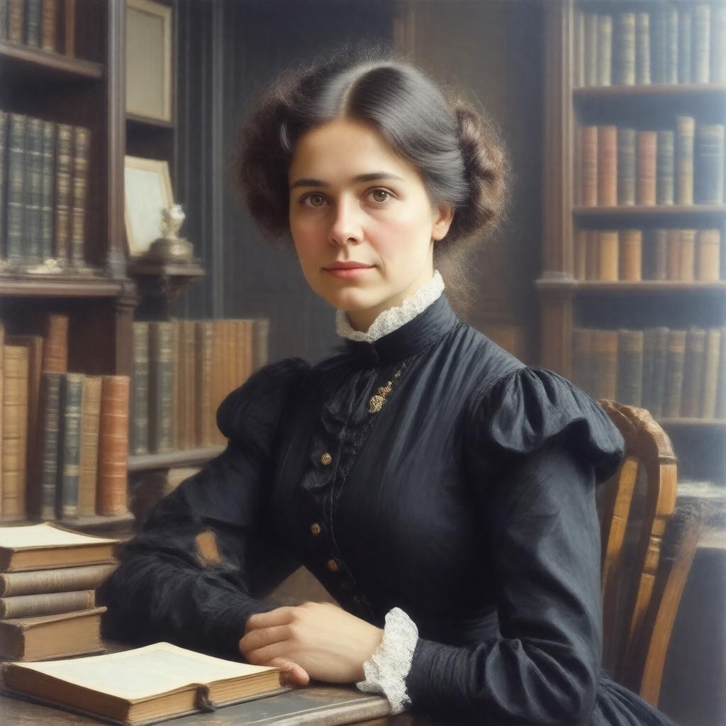 AI-created image of Agnes Jervis Lewes