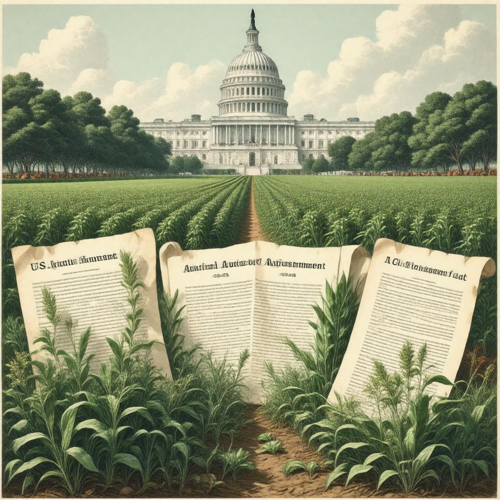 Click to view larger image AI-created image of Agricultural Adjustment Act
