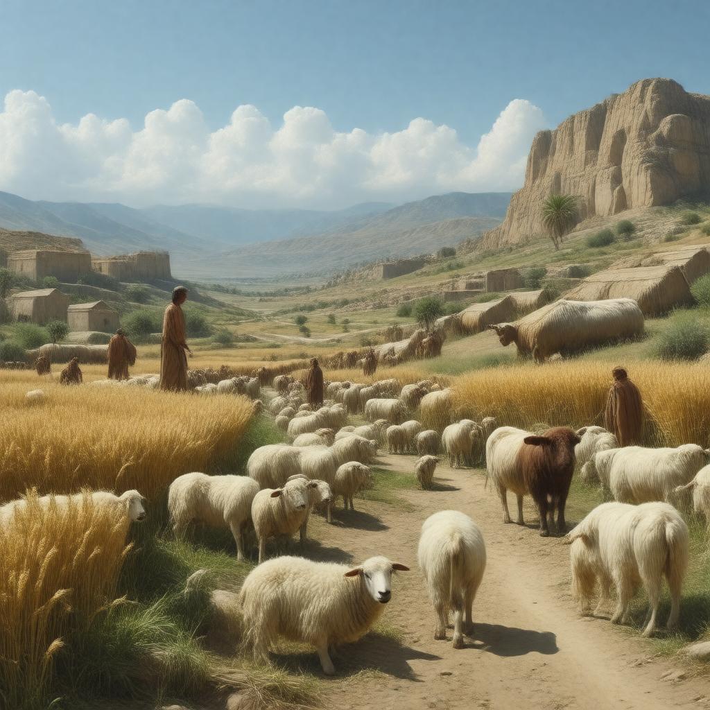 AI-created image of Agricultural Revolution