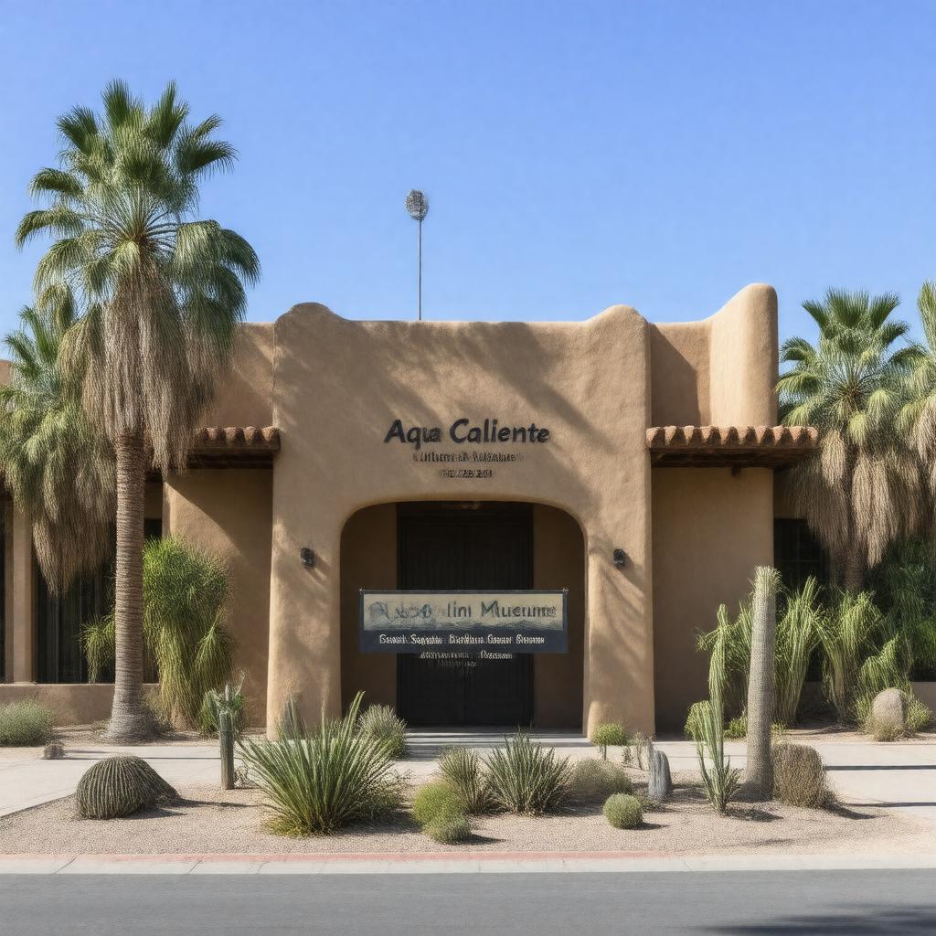 AI-created image of Agua Caliente Cultural Museum