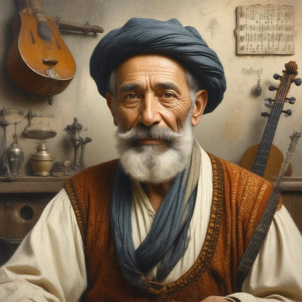 Click to view larger image AI-created image of Aharon Amram