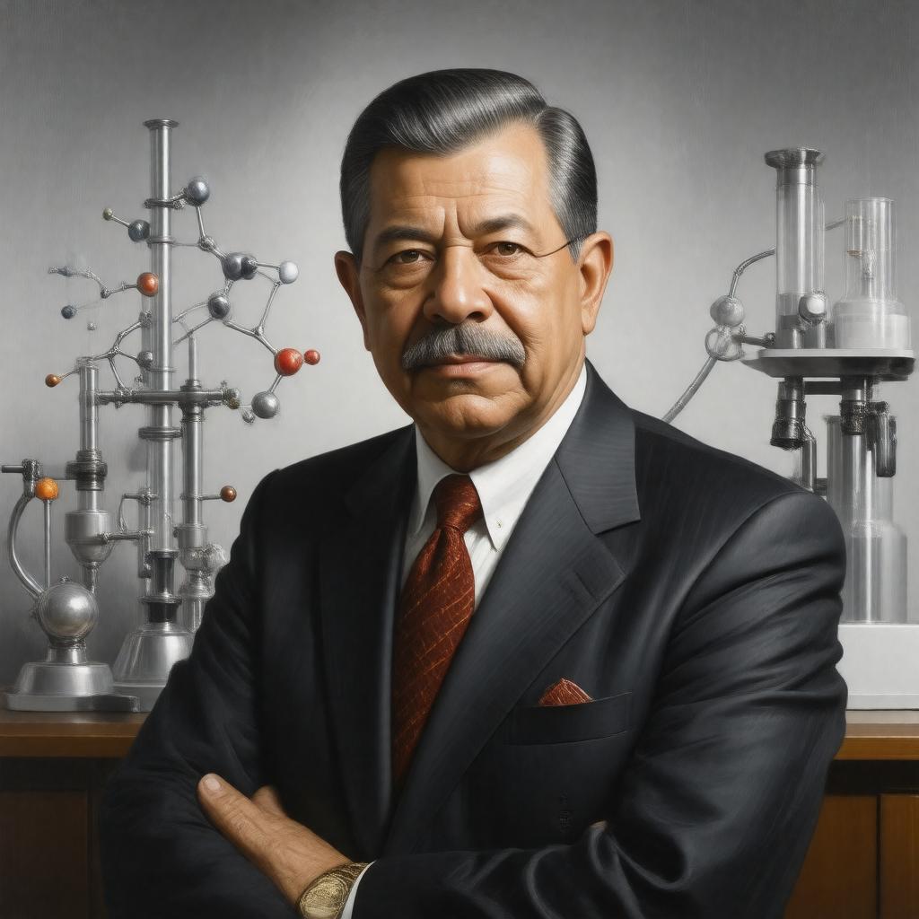 AI-created image of Ahmed Zewail