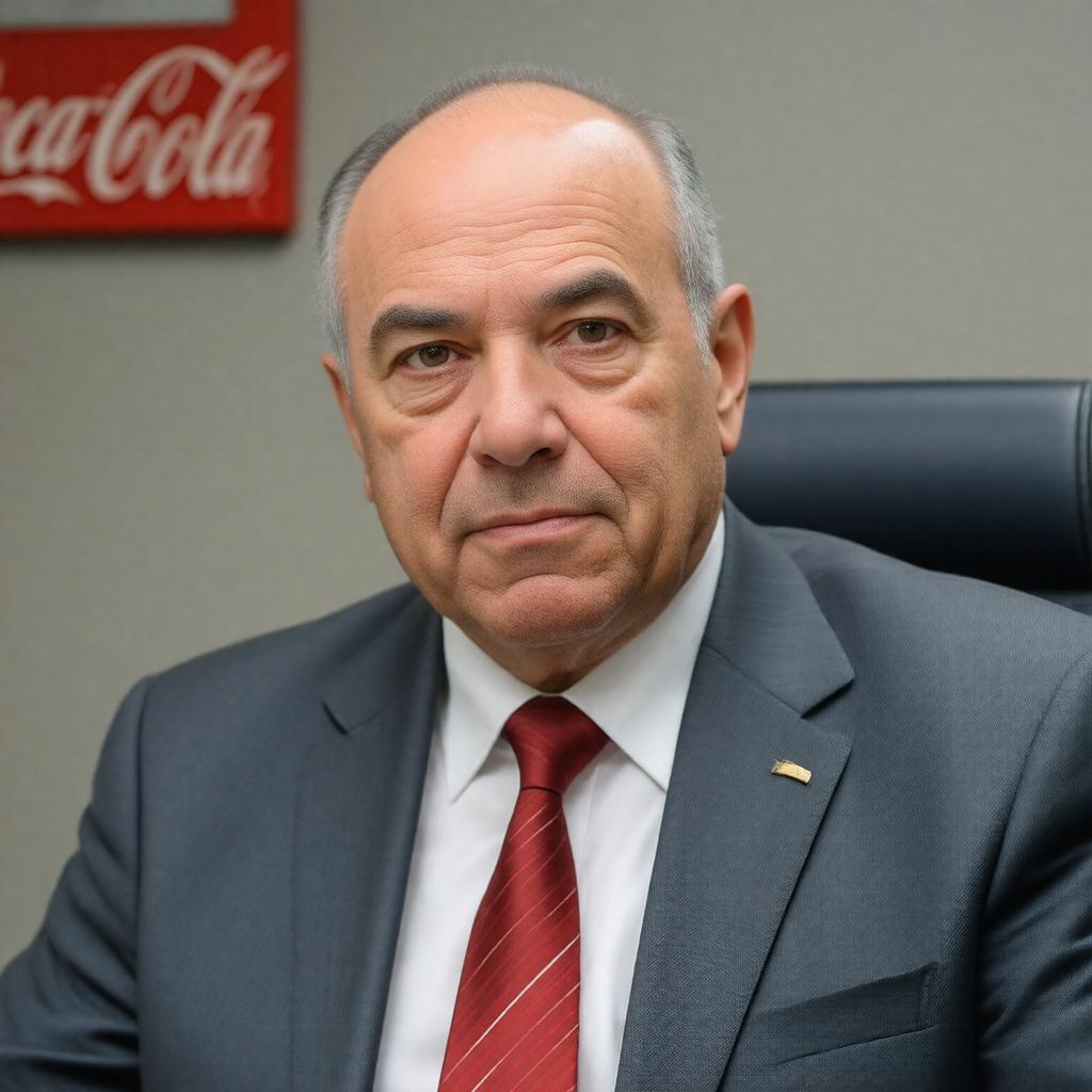 Click to view larger image AI-created image of Ahmet Muhtar Kent