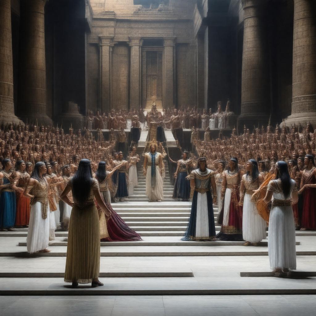 AI-created image of Aida (opera)