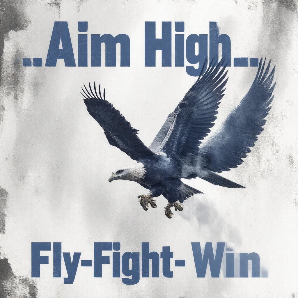 Click to view larger image AI-created image of Aim High ... Fly-Fight-Win (Air Force)