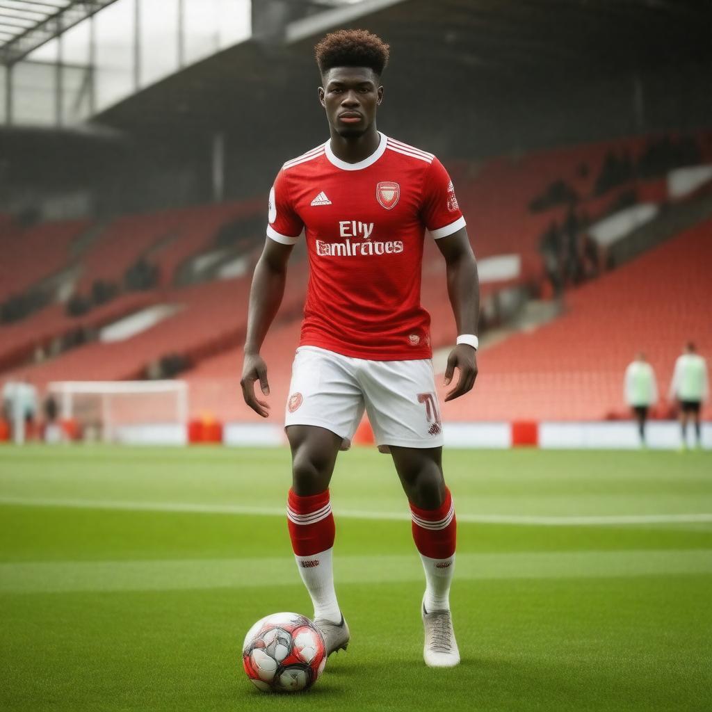 AI-created image of Ainsley Maitland-Niles