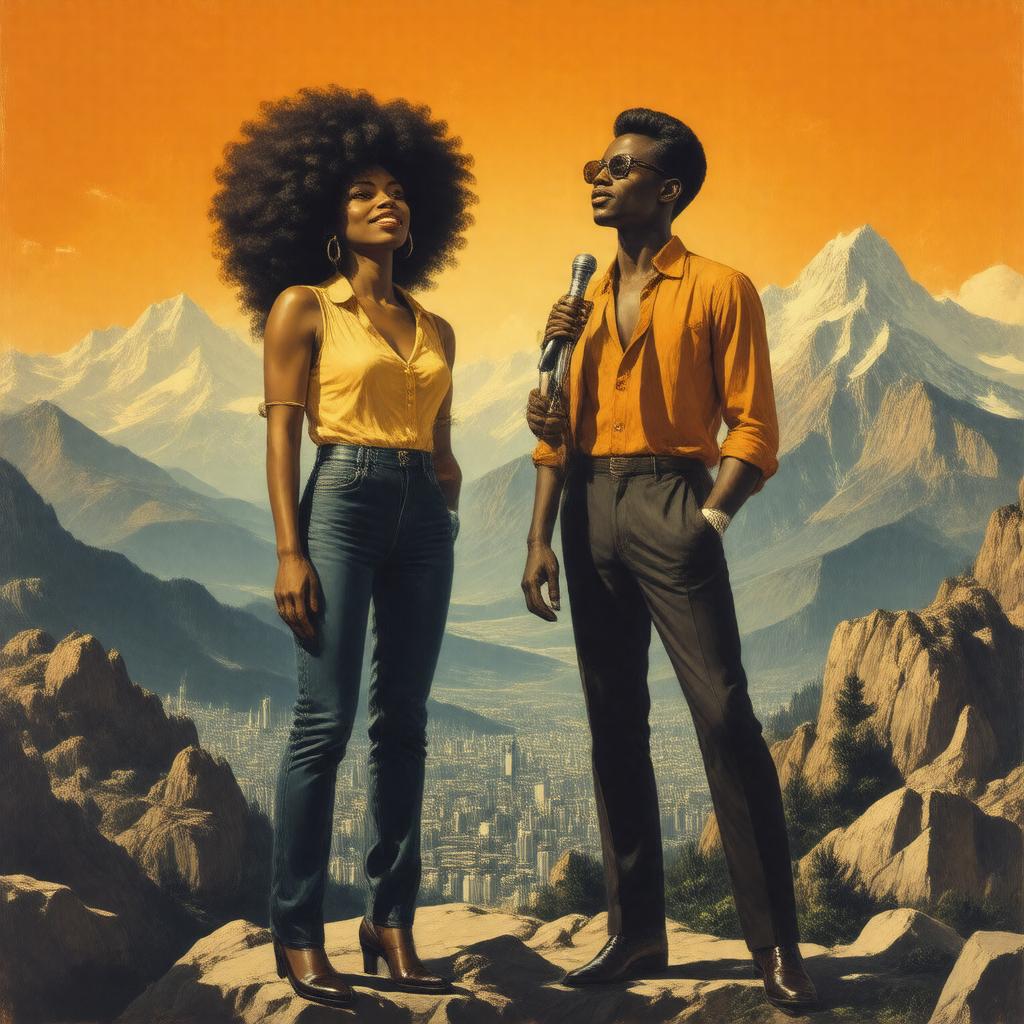 AI-created image of Ain't No Mountain High Enough