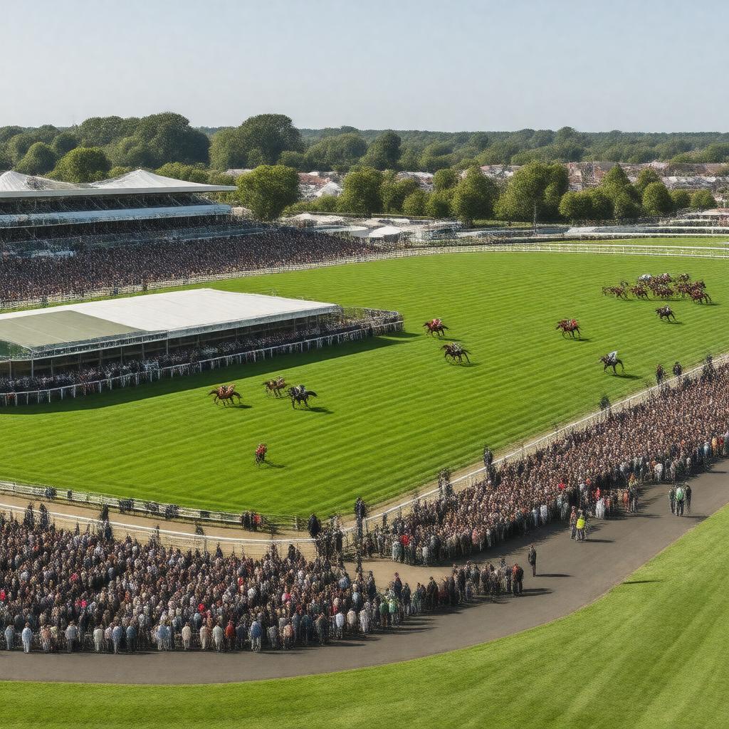 AI-created image of Aintree Racecourse