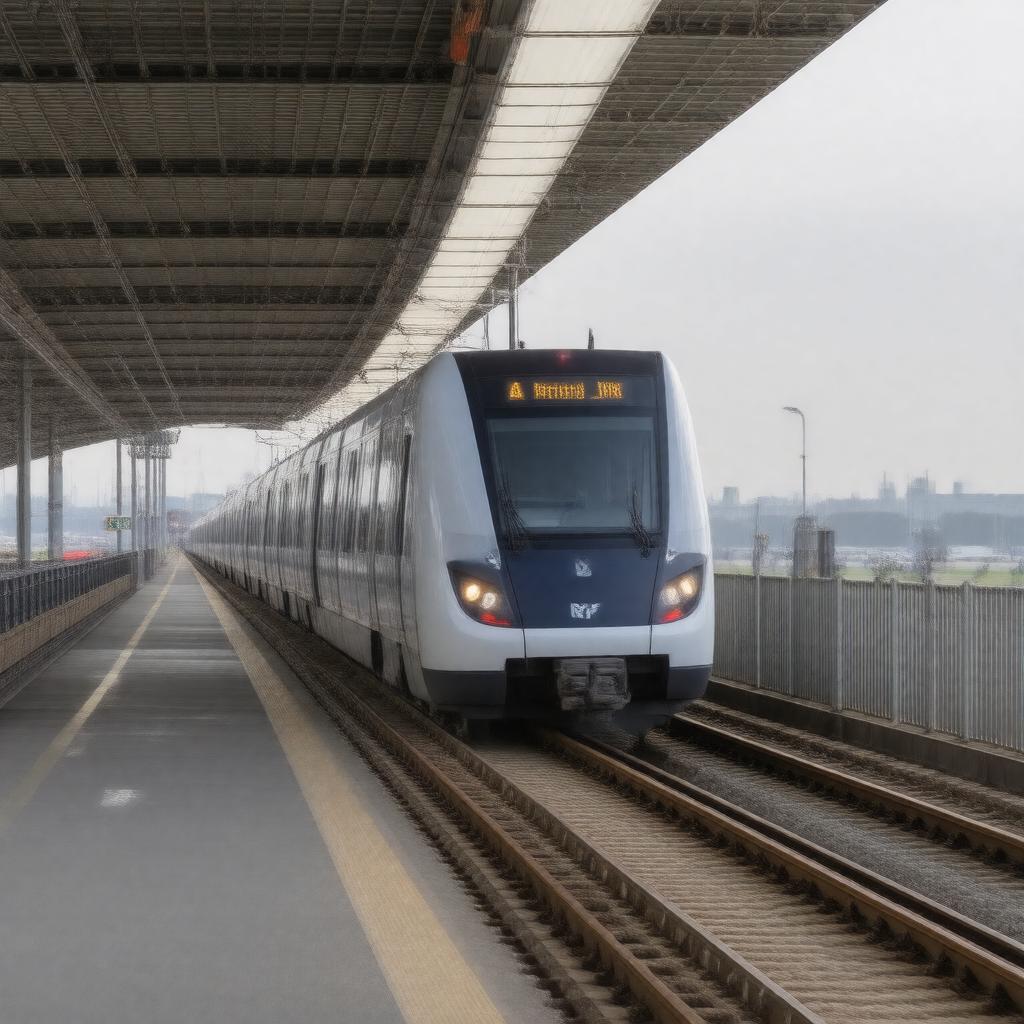 AI-created image of AirTrain JFK