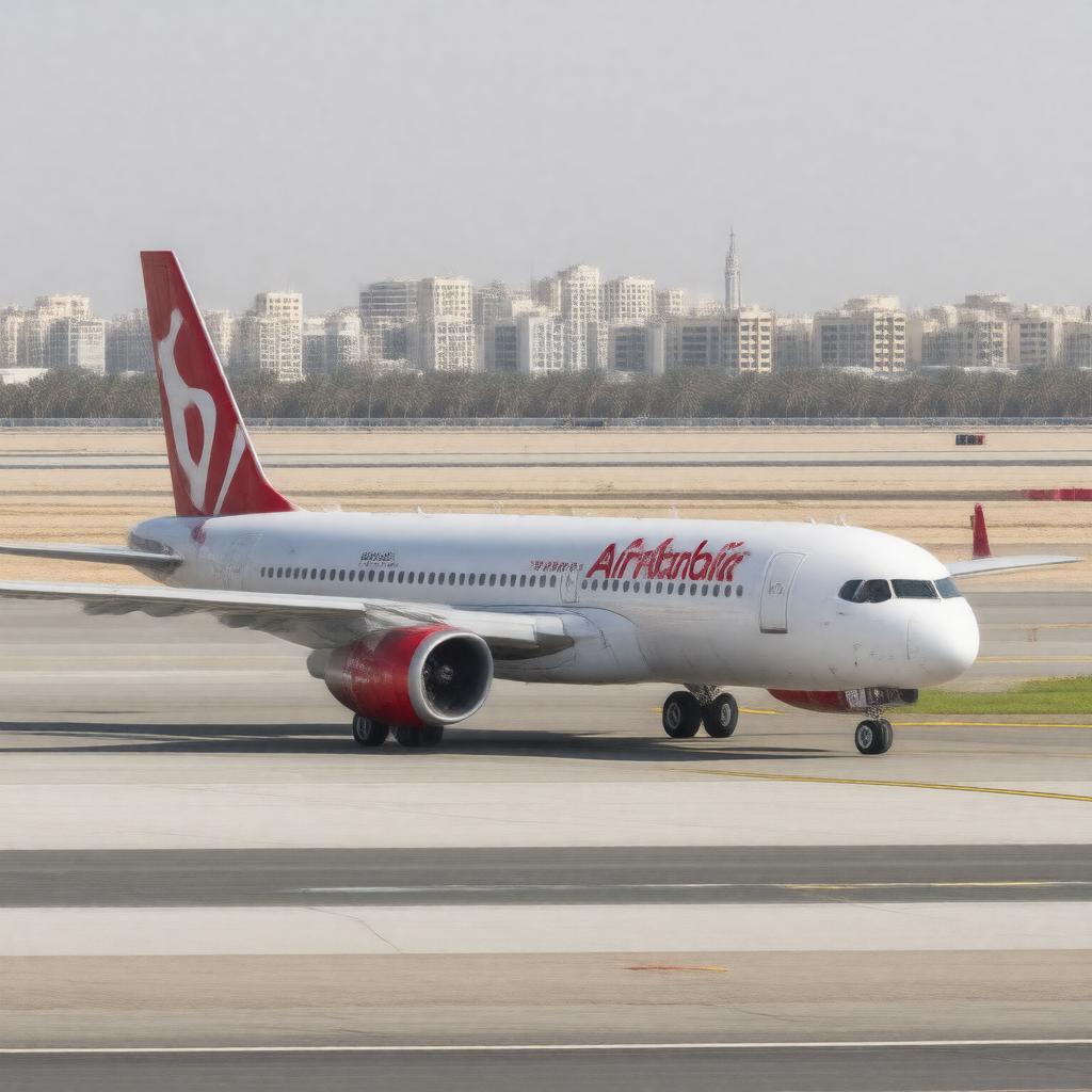 AI-created image of Air Arabia Abu Dhabi