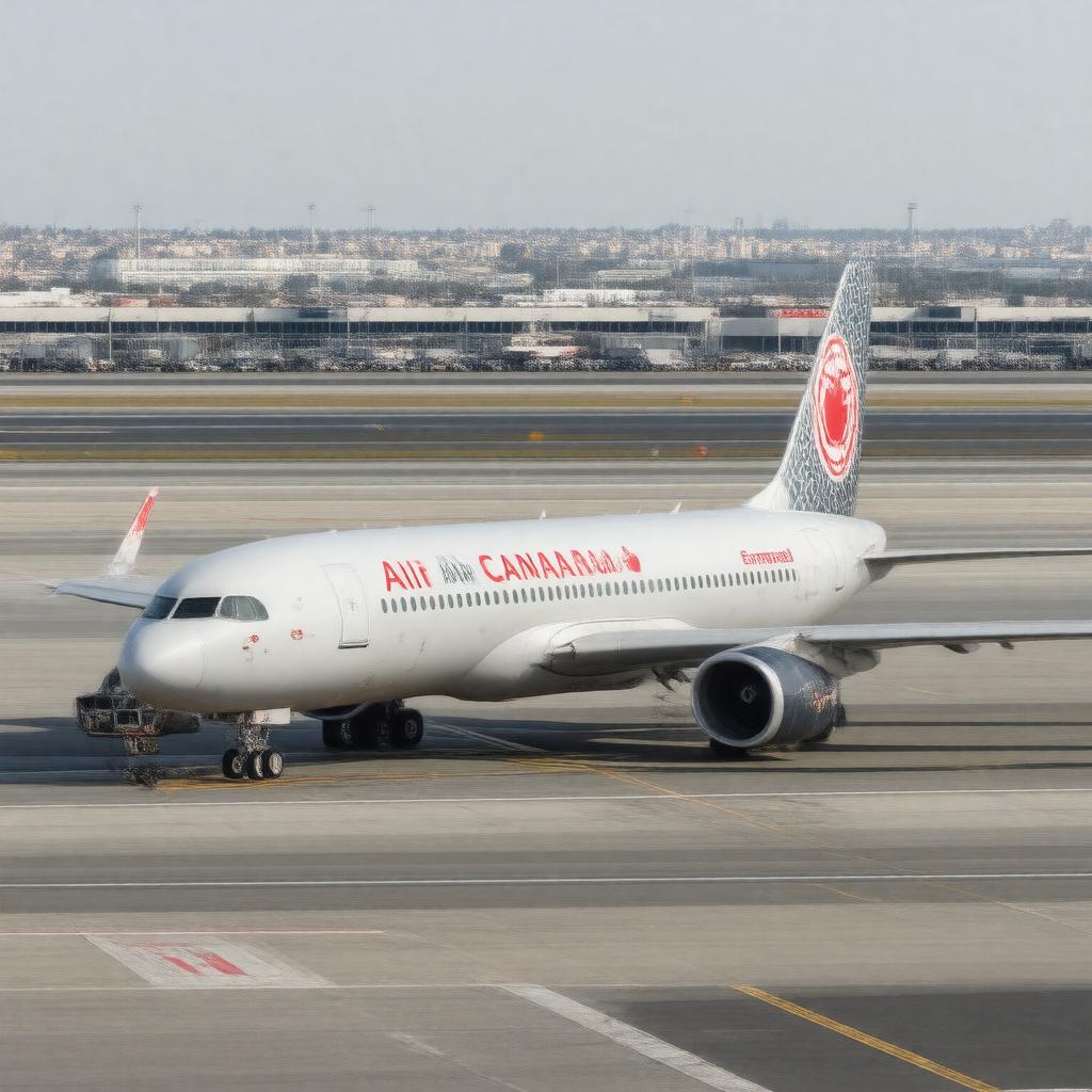 Click to view larger image AI-created image of Air Canada Express