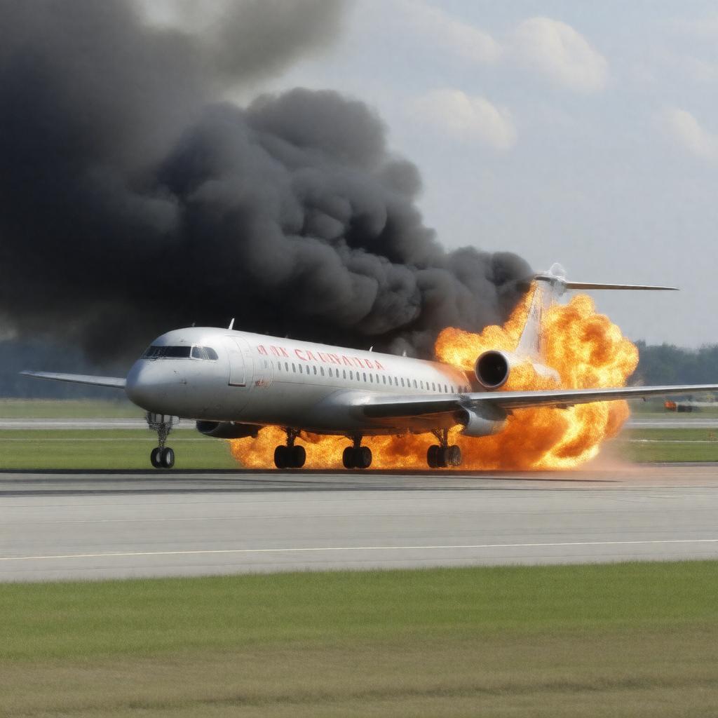 AI-created image of Air Canada Flight 797