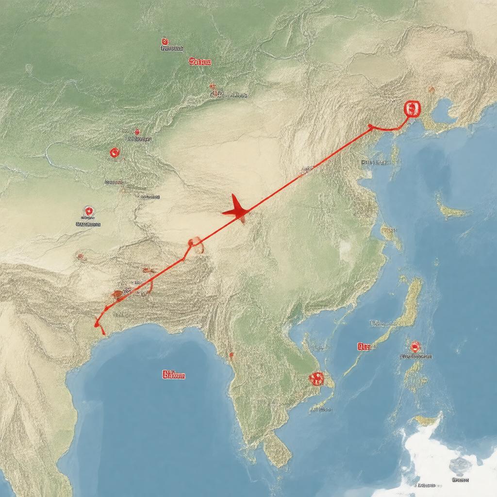 AI-created image of Air China Flight 112 SARS outbreak (2003)