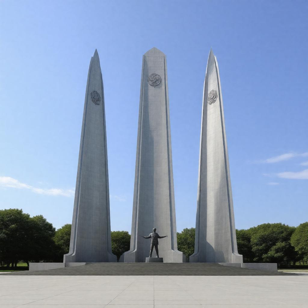 Click to view larger image AI-created image of Air Force Memorial