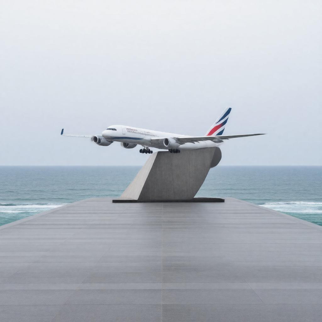 AI-created image of Air France Flight 447
