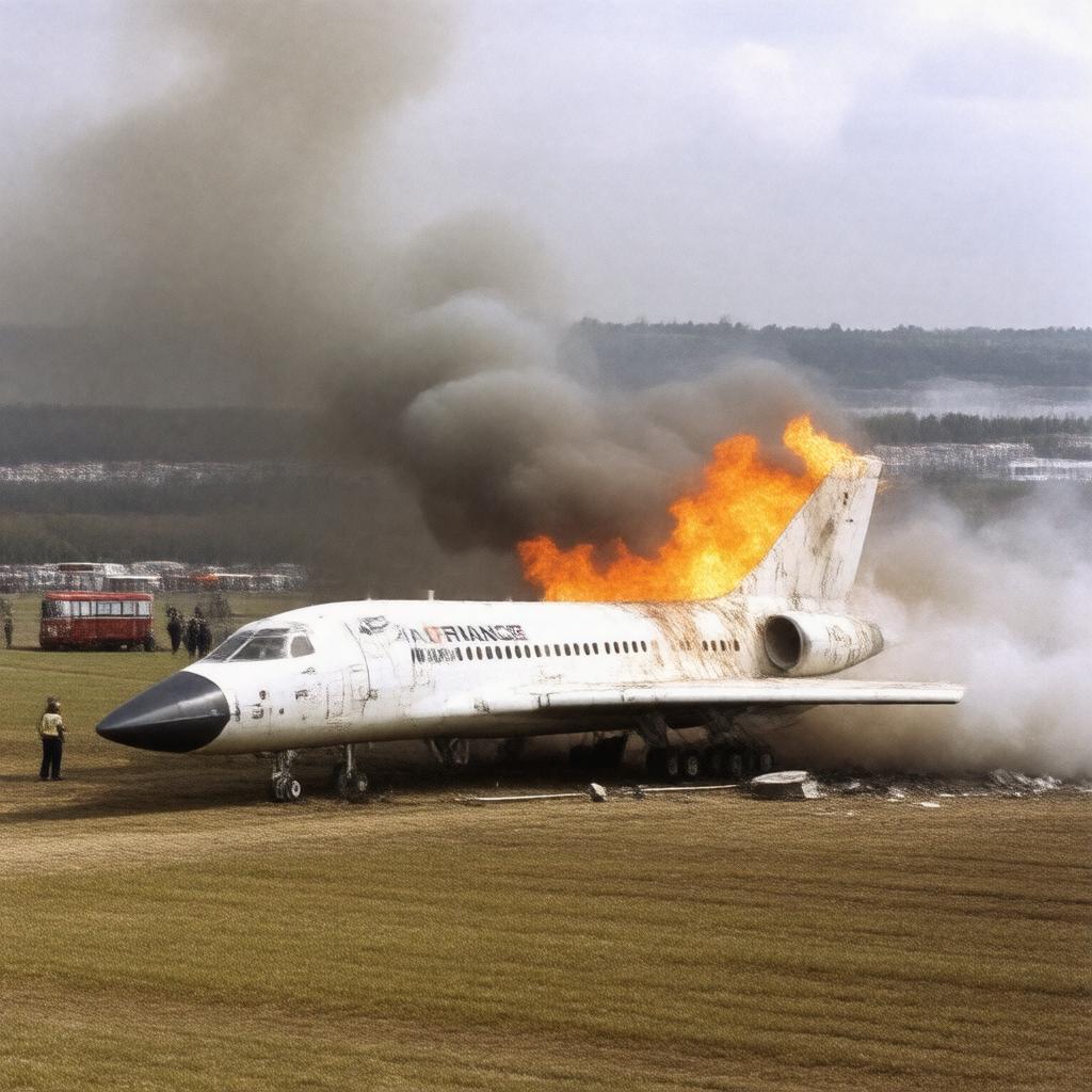 AI-created image of Air France Flight 4590