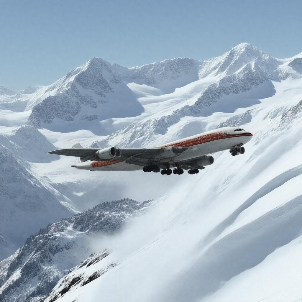 Click to view larger image AI-created image of Air India Flight 101 crash