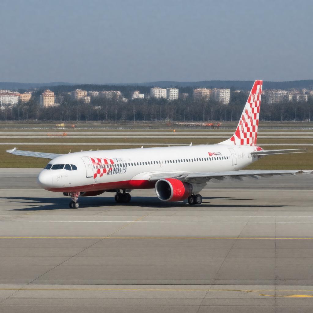 AI-created image of Air Serbia