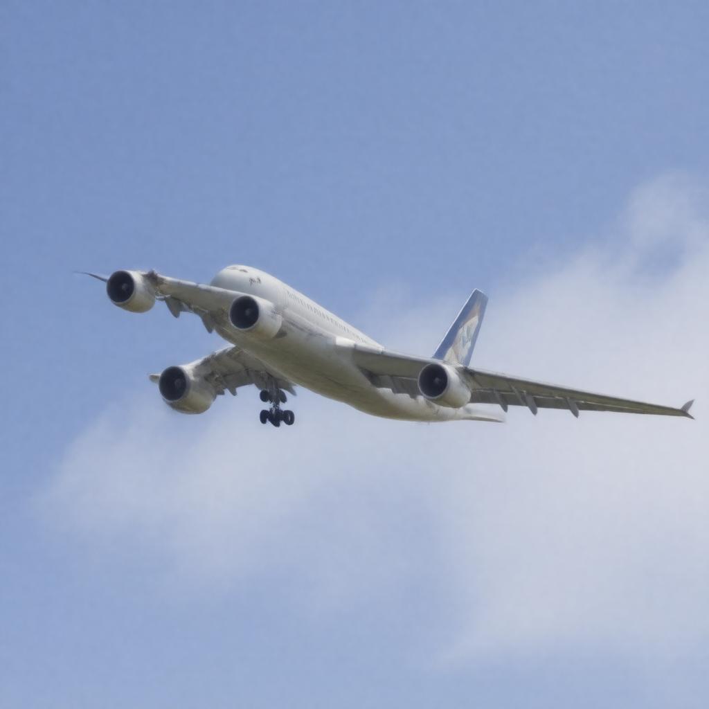 AI-created image of Airbus A340