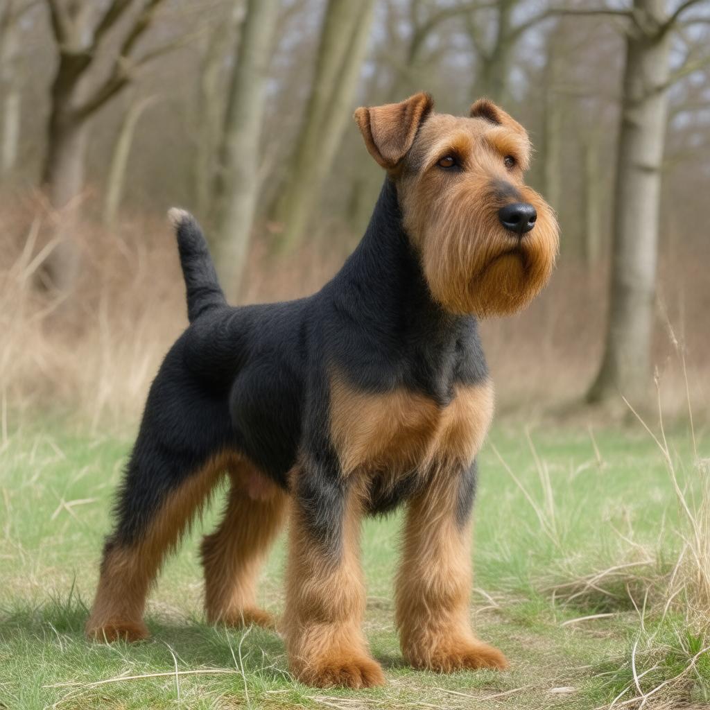 AI-created image of Airedale Terrier