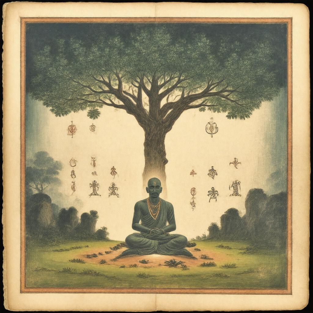 Click to view larger image AI-created image of Aitareya Upanishad