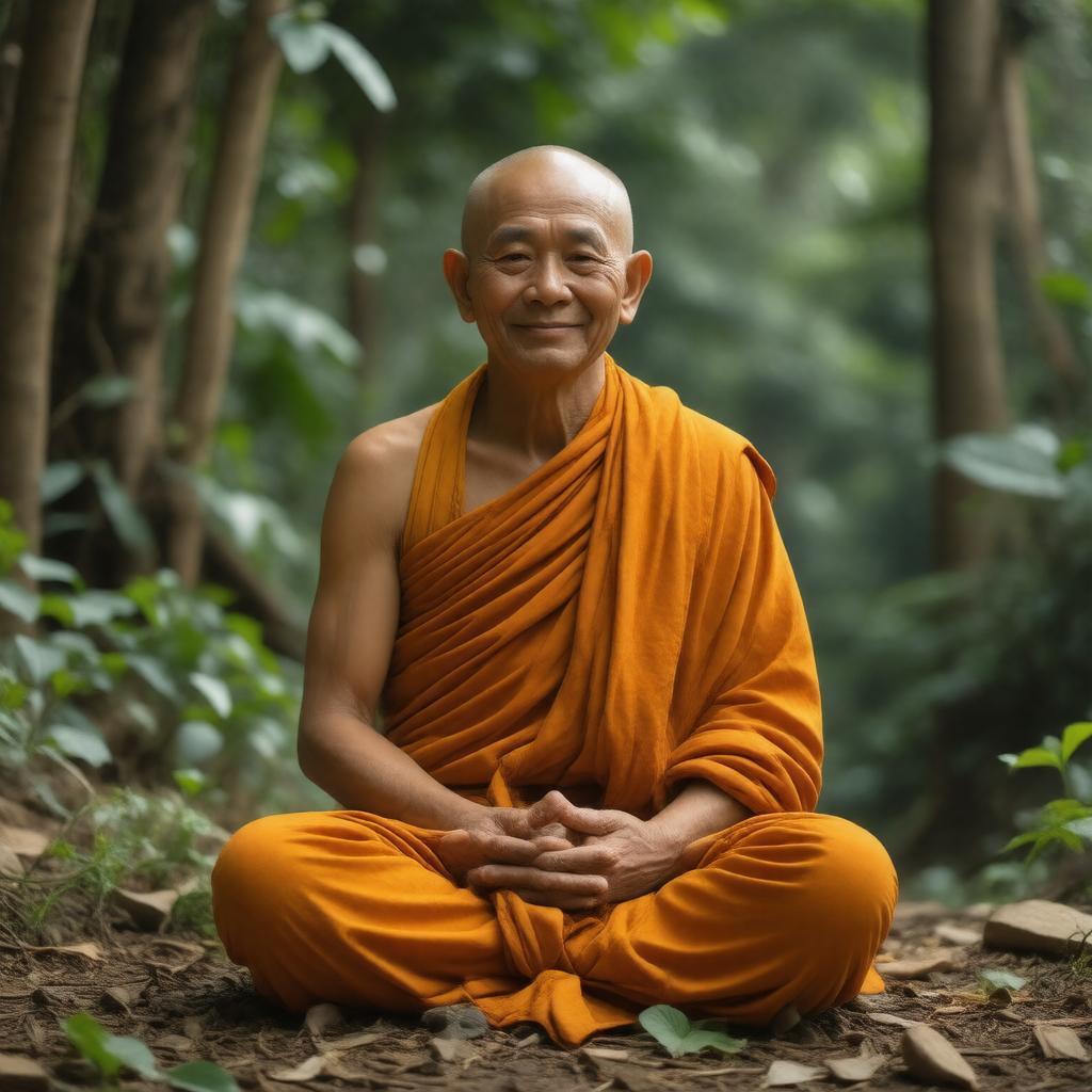 AI-created image of Ajahn Chah