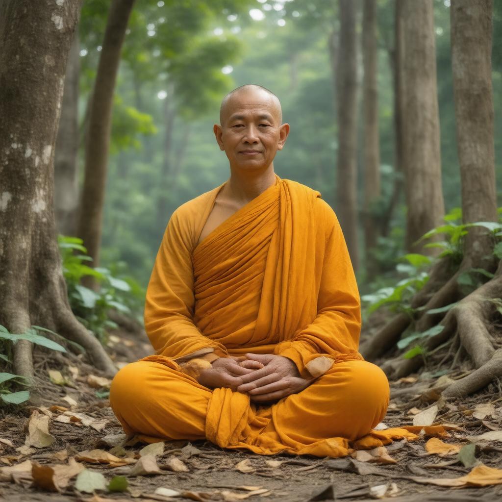 AI-created image of Ajahn Mun Bhuridatta