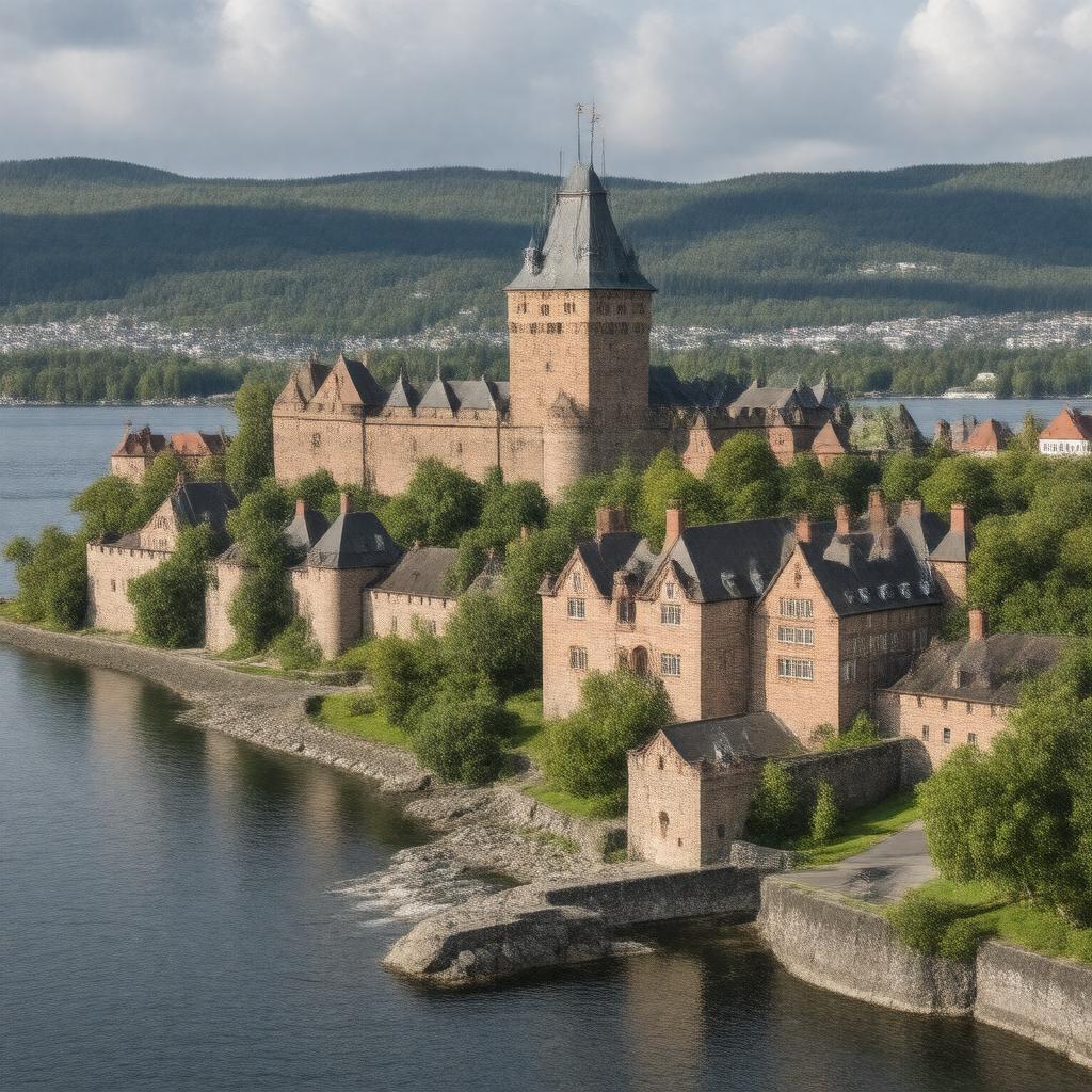 AI-created image of Akershus Fortress