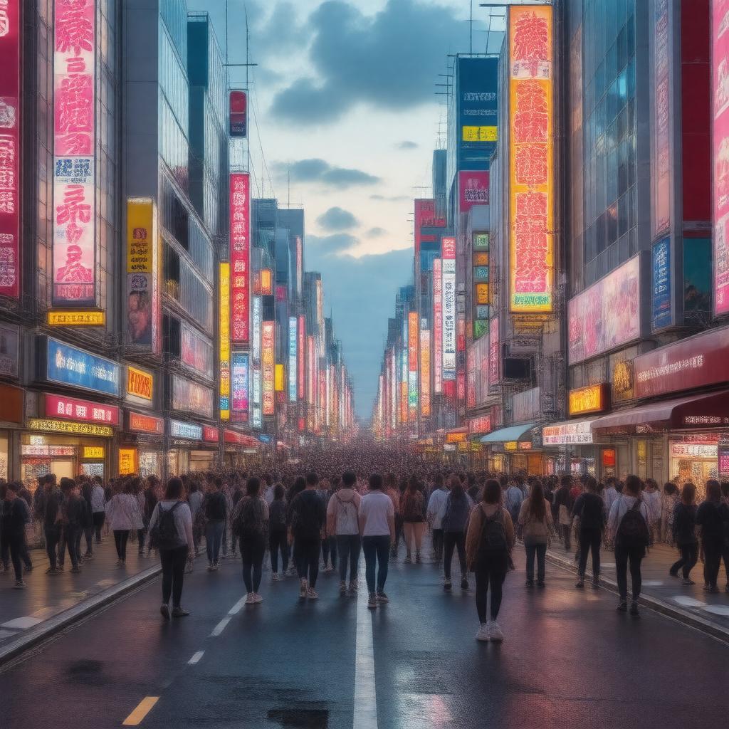 AI-created image of Akihabara
