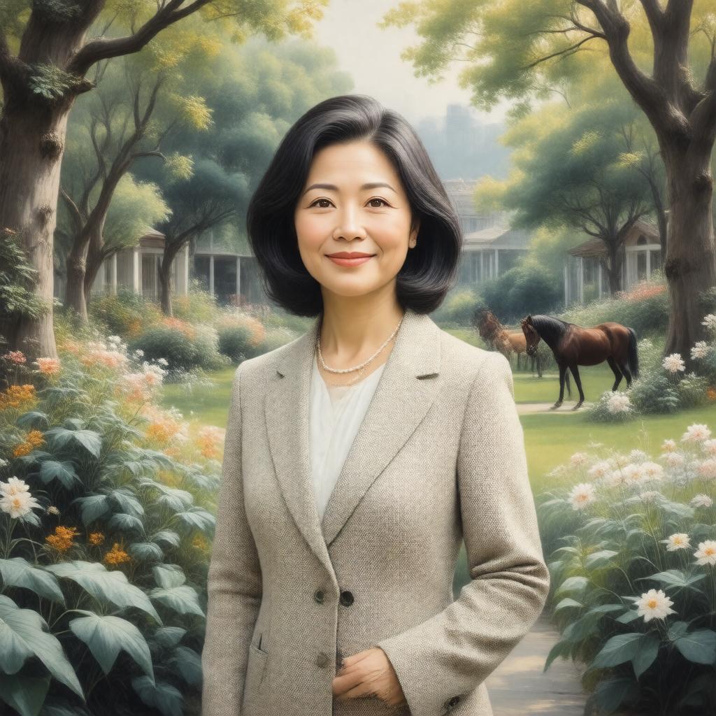AI-created image of Akiko Yamazaki