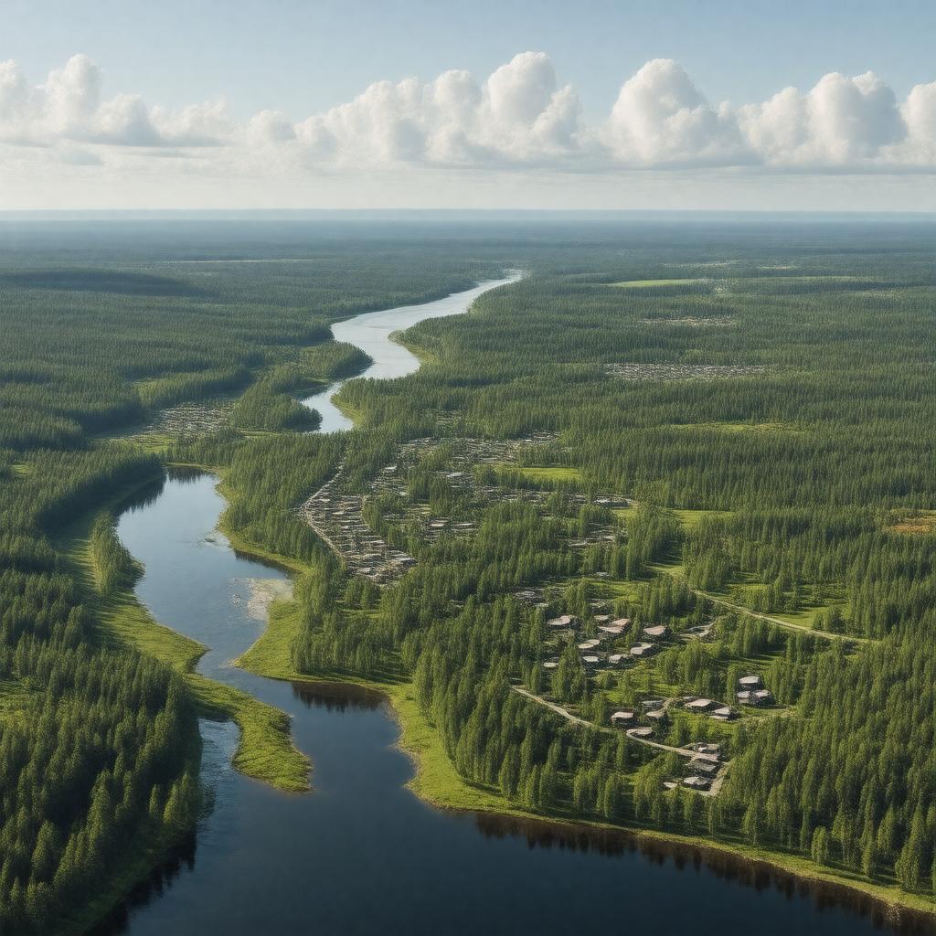 AI-created image of Akwesasne