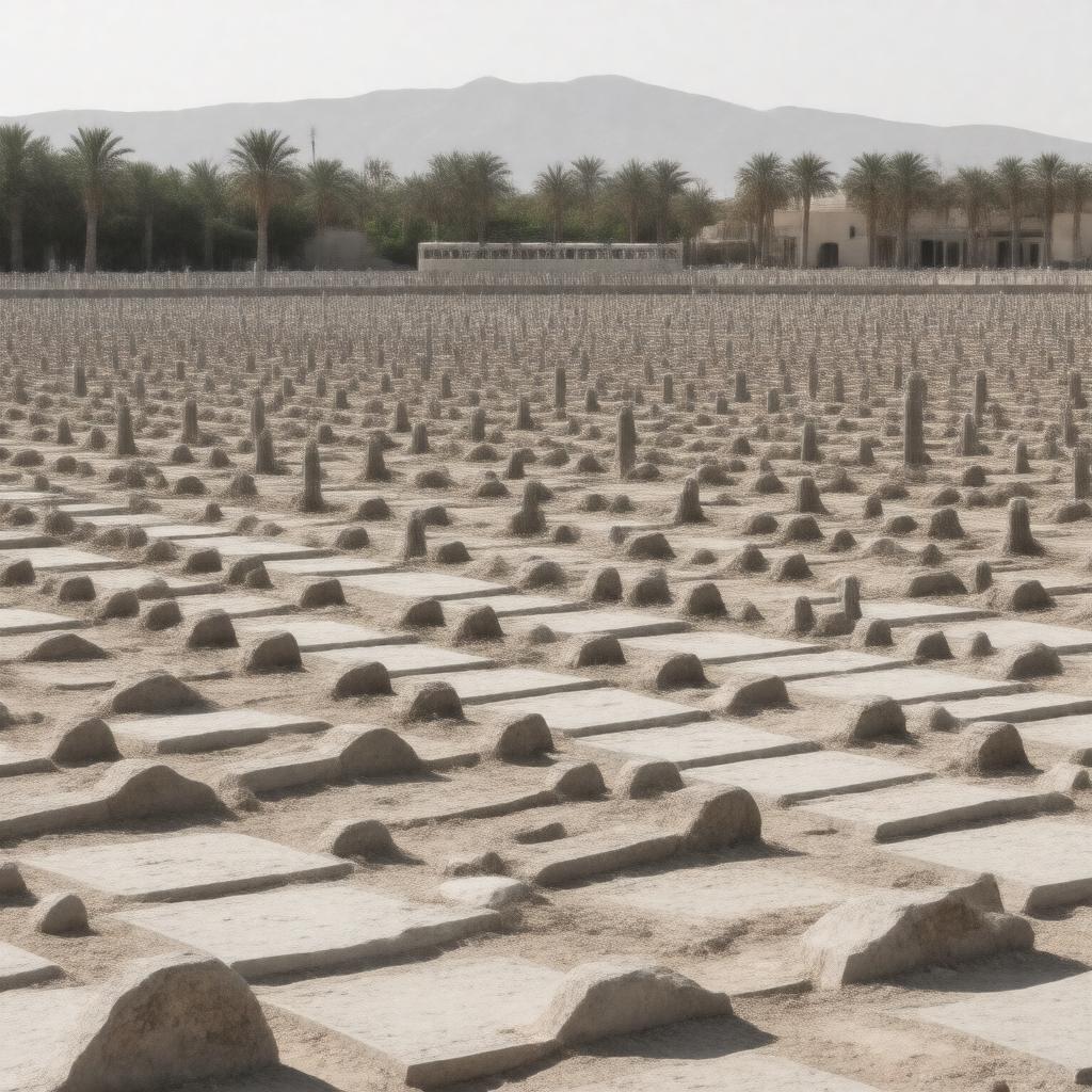 AI-created image of Al-Baqi Cemetery