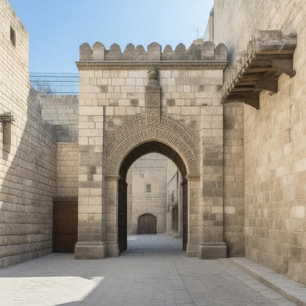 AI-created image of Al-Maghariba Gate