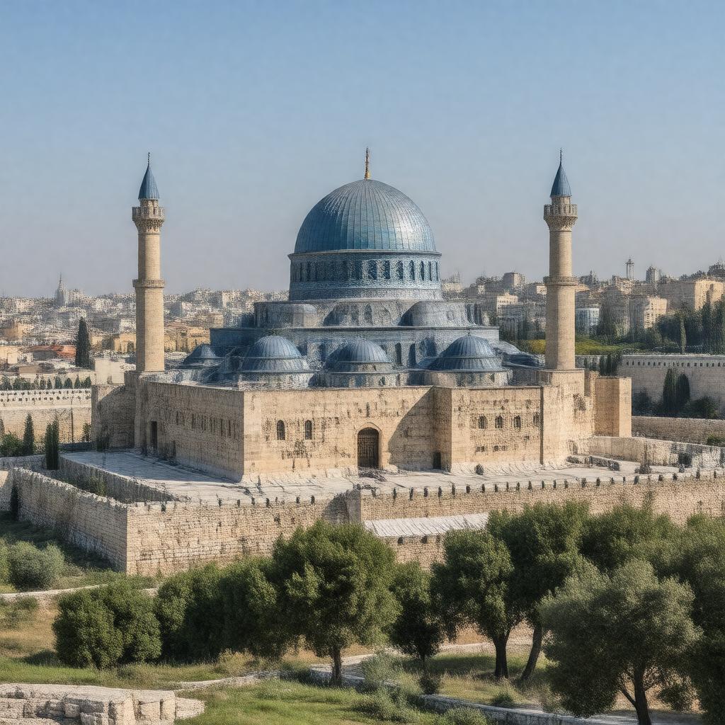AI-created image of Al-Masjid al-Aqsa