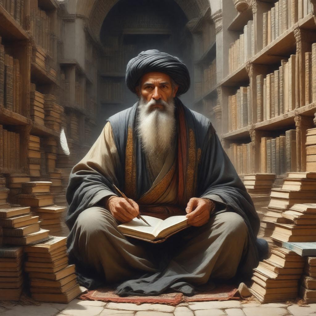 AI-created image of Al-Nasa'i