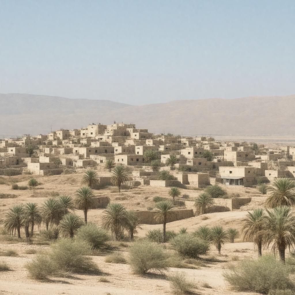 AI-created image of Al-Shaykh Saad, Syria