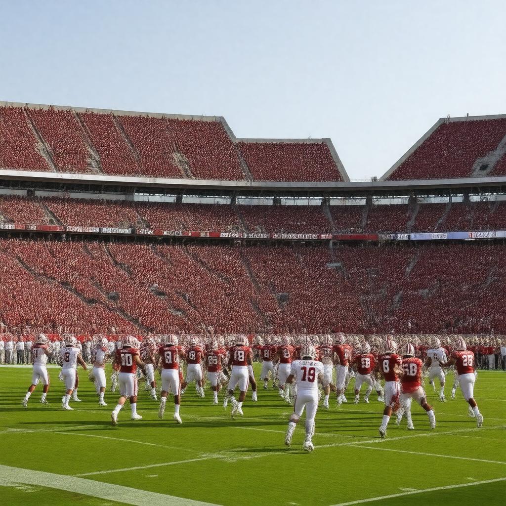 AI-created image of Alabama Crimson Tide