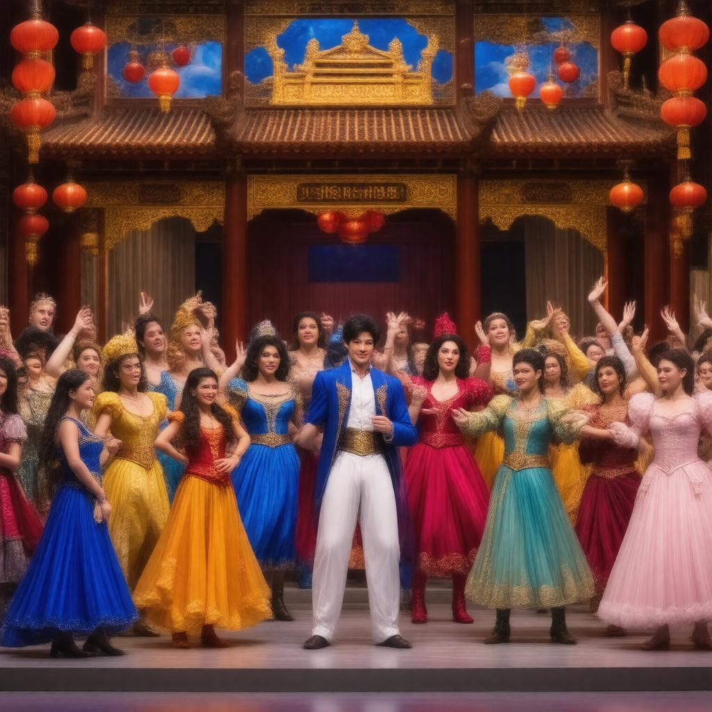 Click to view larger image AI-created image of Aladdin (pantomime)