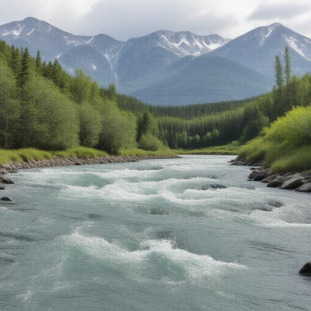 AI-created image of Alagnak River