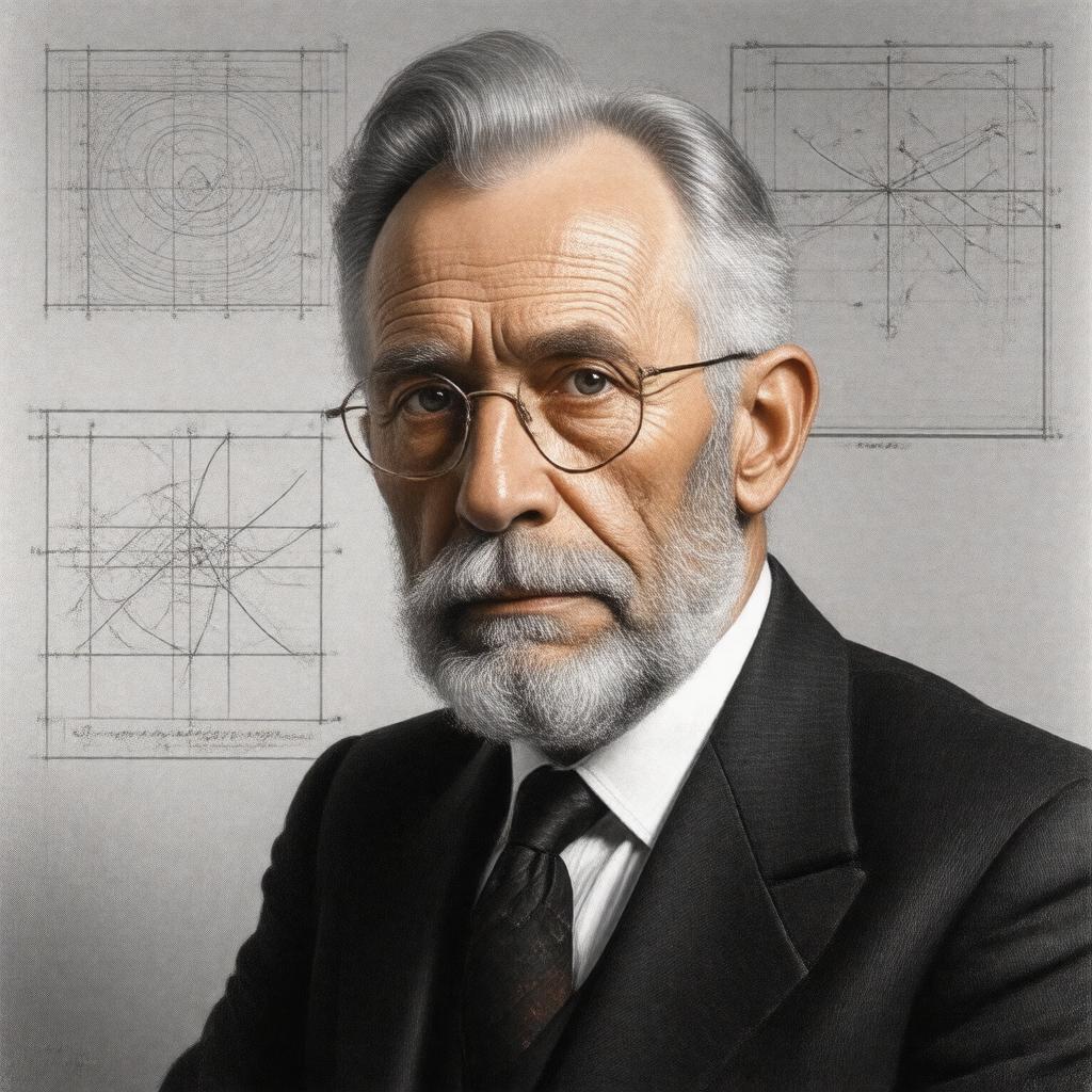 AI-created image of Alain Aspect
