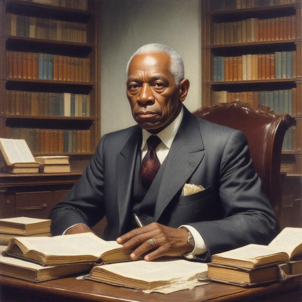 AI-created image of Alain Locke