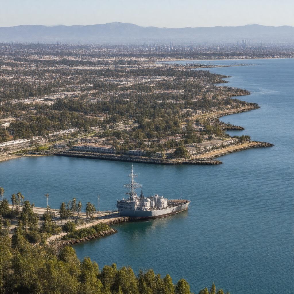 AI-created image of Alameda, California