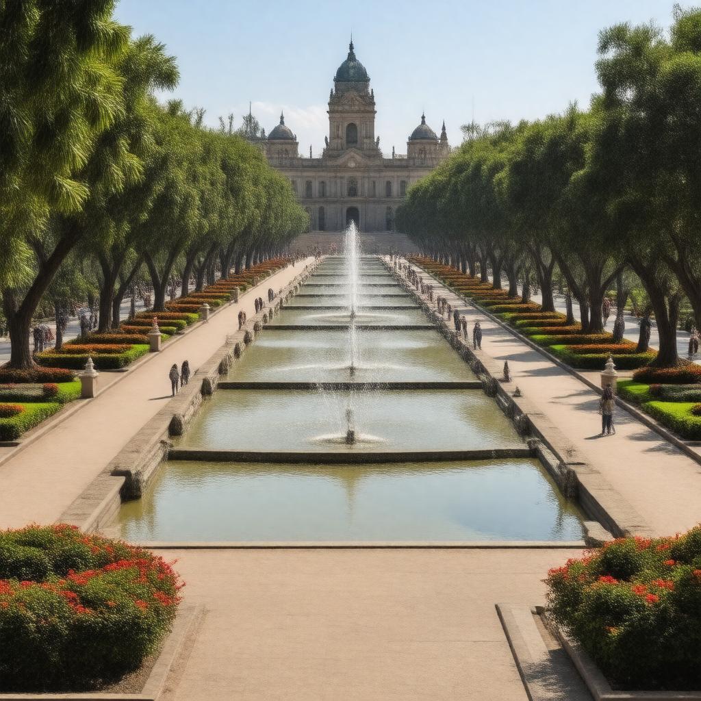 AI-created image of Alameda Central