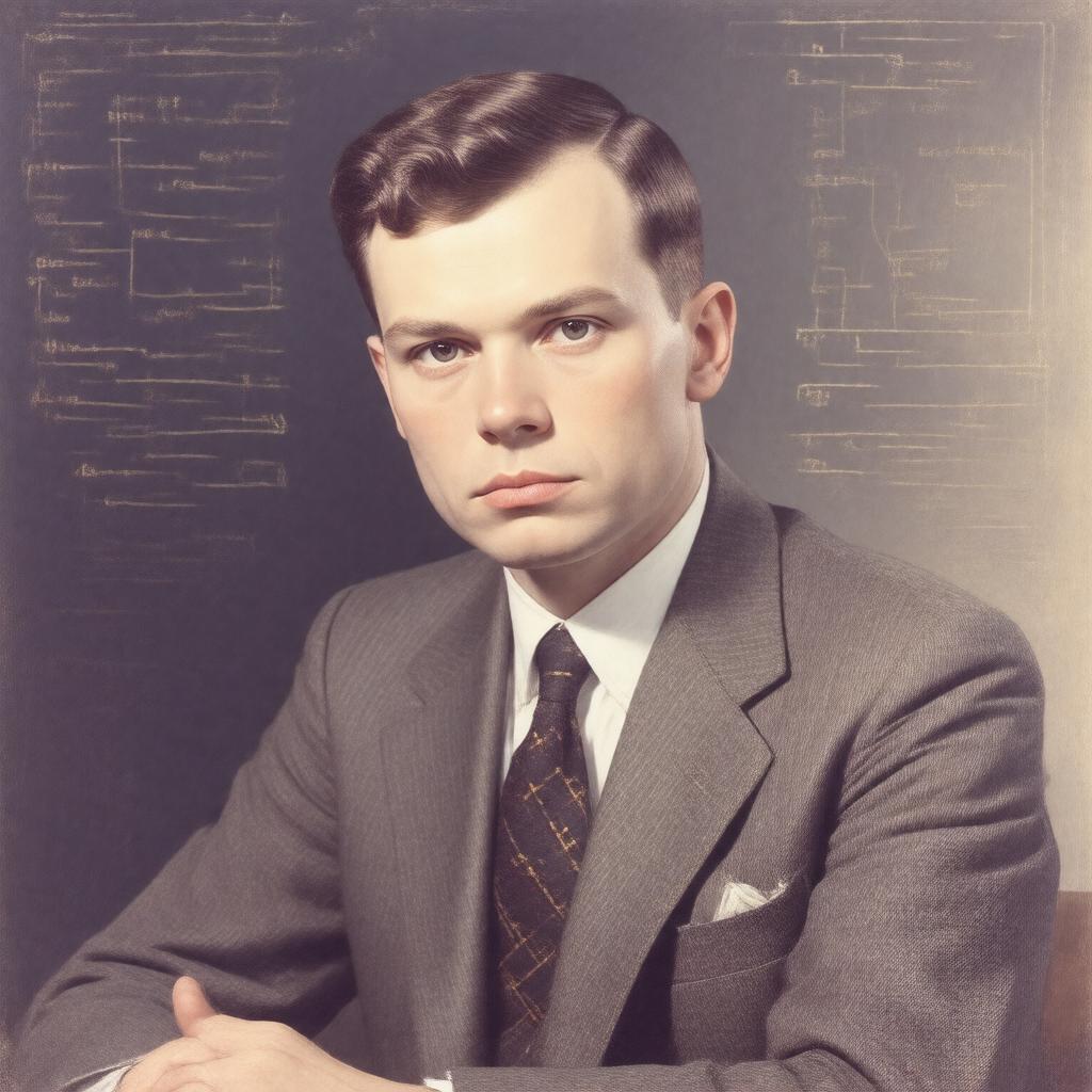 AI-created image of Alan Mathison Turing