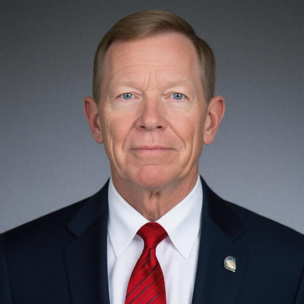 AI-created image of Alan Mulally