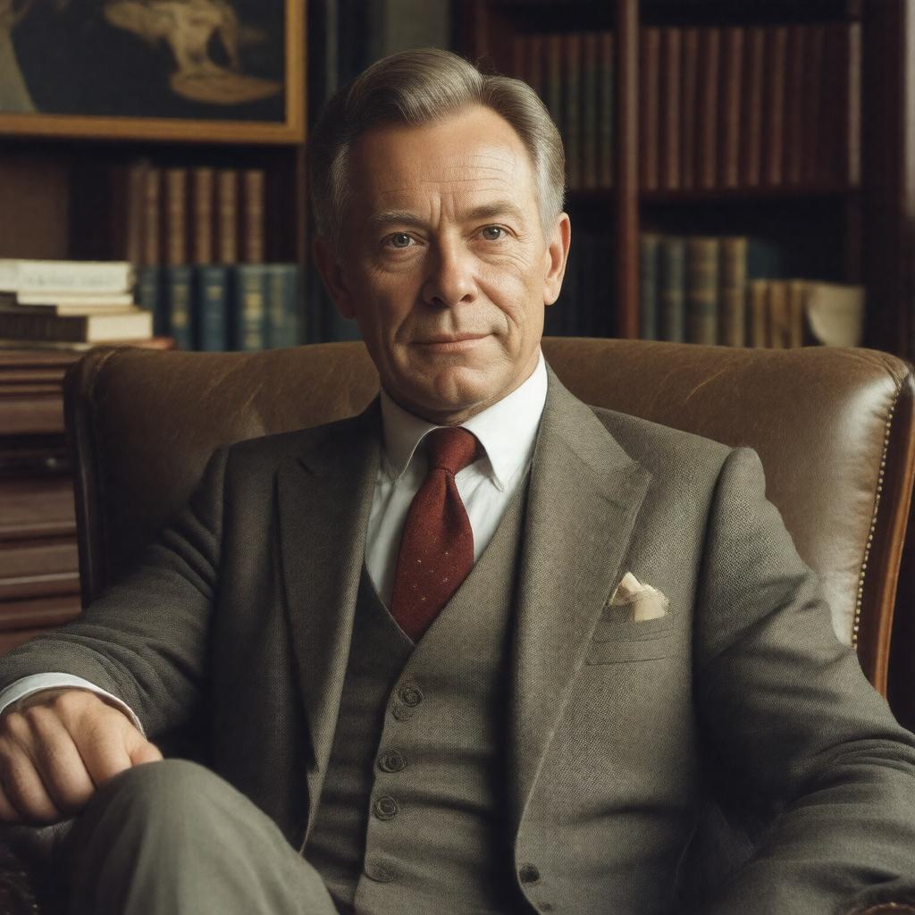 AI-created image of Alan Rickman