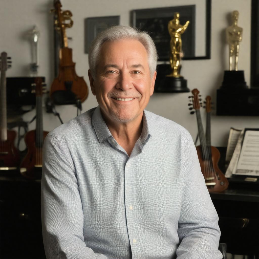 AI-created image of Alan Silvestri