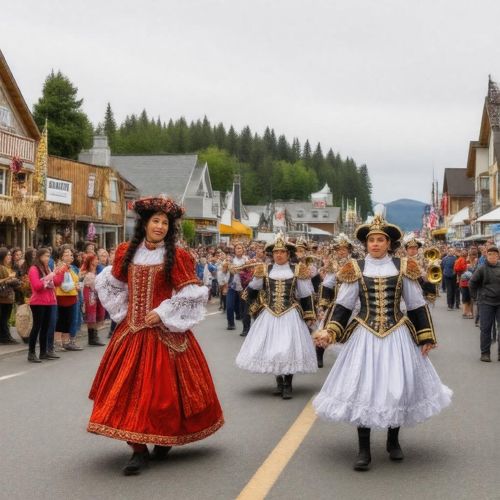 AI-created image of Alaska Day Festival