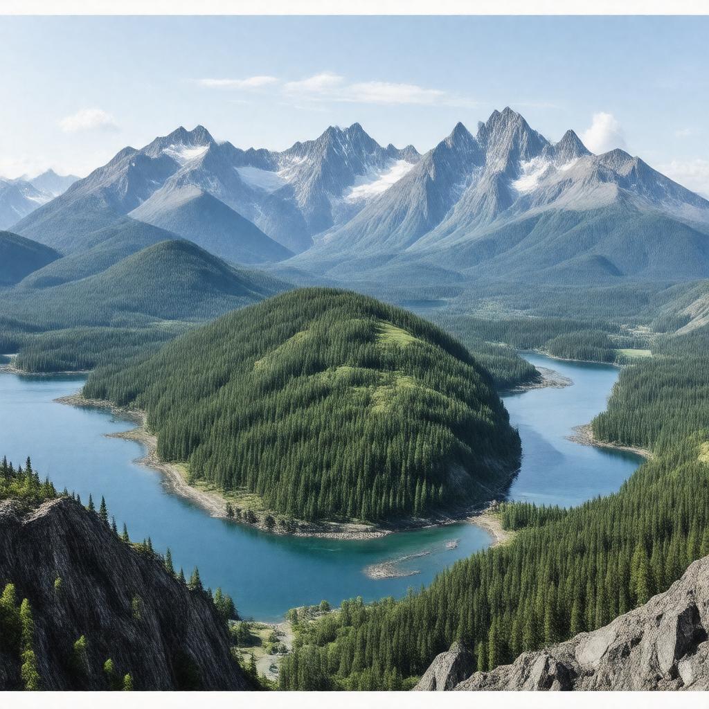 AI-created image of Alaska Peninsula