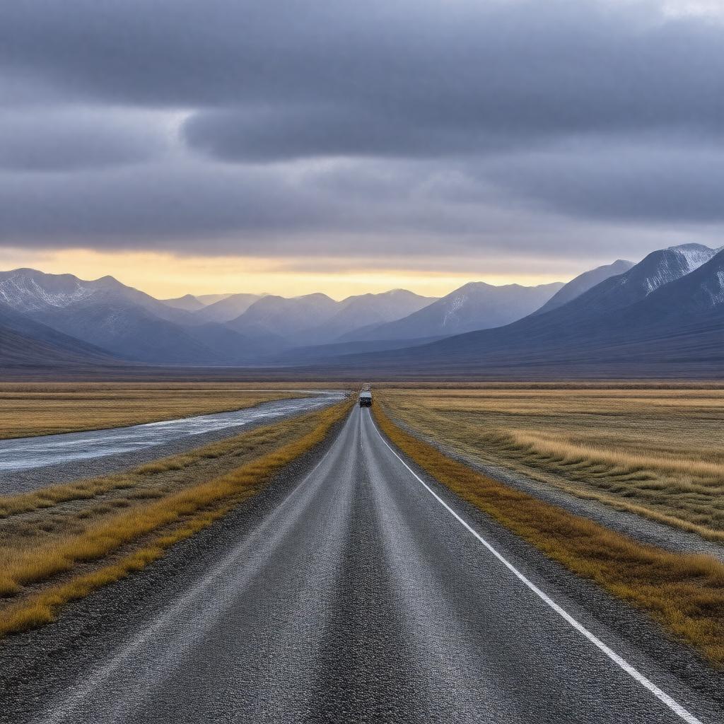 AI-created image of Alaska Route 11